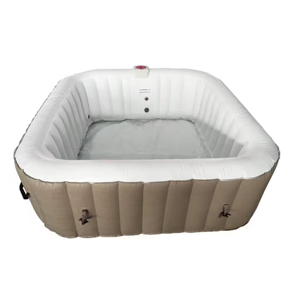 6-Person 130-Jet Inflatable Hot Tub with Cover