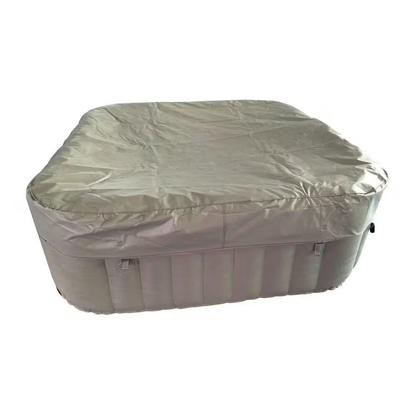 6-Person 130-Jet Inflatable Hot Tub with Cover