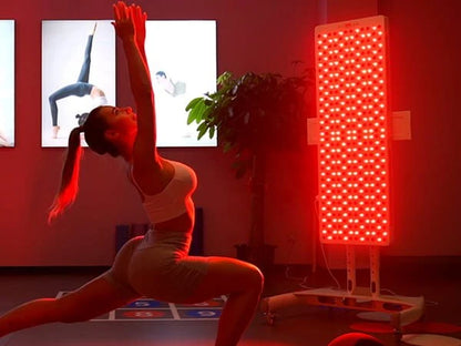 Red Light Therapy Device with Stand - Fixed-Angle Pro Series Professional Edition | Horizontal & Vertical Dual-Mode Stable Base