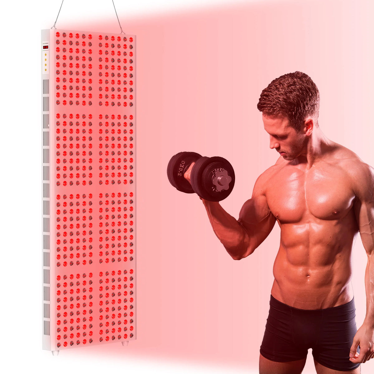 Red Light Therapy Device with Stand - Fixed-Angle Pro Series Professional Edition | Horizontal & Vertical Dual-Mode Stable Base