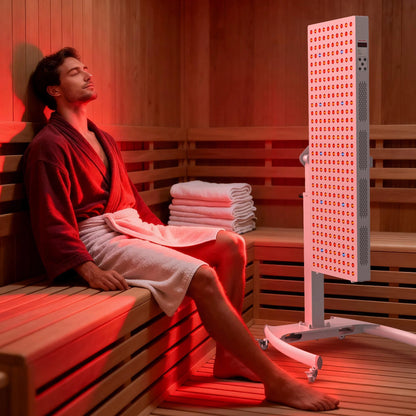 Red Light Therapy Device with Stand - Fixed-Angle Pro Series Professional Edition | Horizontal & Vertical Dual-Mode Stable Base